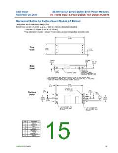 浏览型号ESTW010A0A41Z的Datasheet PDF文件第15页