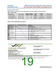 浏览型号ESTW010A0A41-HZ的Datasheet PDF文件第19页