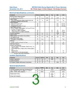浏览型号ESTW010A0A41-HZ的Datasheet PDF文件第3页