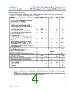 浏览型号ESTW010A0A41-HZ的Datasheet PDF文件第4页