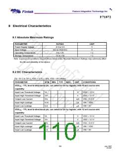 浏览型号F71872FG的Datasheet PDF文件第110页