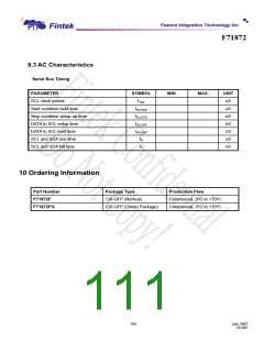 浏览型号F71872FG的Datasheet PDF文件第111页