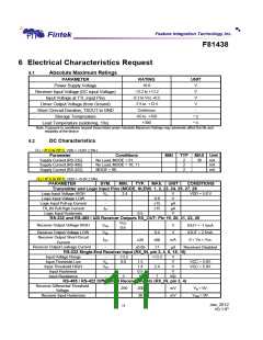 浏览型号F81438G的Datasheet PDF文件第11页