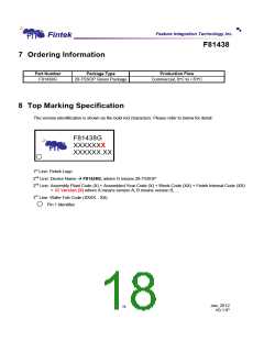 浏览型号F81438G的Datasheet PDF文件第18页