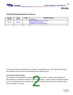 浏览型号F81438G的Datasheet PDF文件第2页