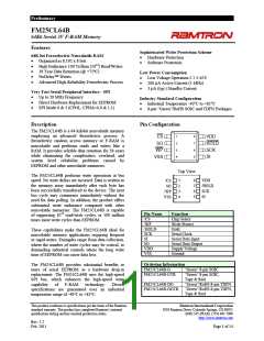 浏览型号FM25CL64B的Datasheet PDF文件第1页