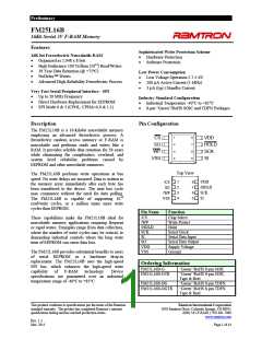 浏览型号FM25L16B-G的Datasheet PDF文件第1页