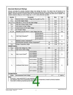浏览型号FSFR1700XSL的Datasheet PDF文件第4页