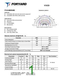浏览型号FYLS-0805UBC的Datasheet PDF文件第1页