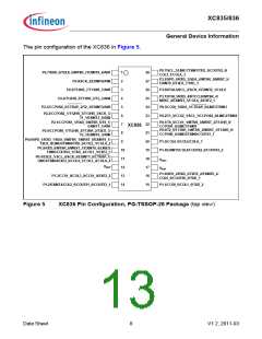浏览型号SAK-XC836MT-1FRA的Datasheet PDF文件第13页
