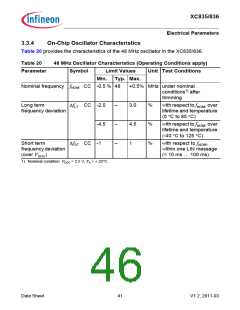 浏览型号SAK-XC836MT-1FRA的Datasheet PDF文件第46页