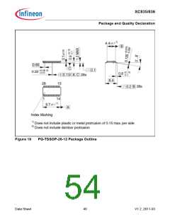 浏览型号SAK-XC836MT-1FRA的Datasheet PDF文件第54页