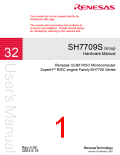 浏览型号HD6417709SF133B的Datasheet PDF文件第1页