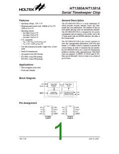 浏览型号HT1380A的Datasheet PDF文件第1页