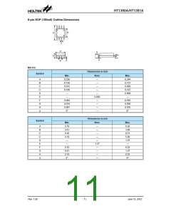 浏览型号HT1380A的Datasheet PDF文件第11页