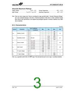 浏览型号HT1380A的Datasheet PDF文件第3页