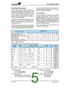 浏览型号HT1380A的Datasheet PDF文件第5页