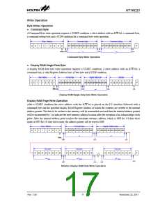 浏览型号HT16C21的Datasheet PDF文件第17页