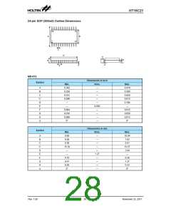 浏览型号HT16C21的Datasheet PDF文件第28页