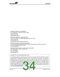浏览型号HT16C21的Datasheet PDF文件第34页