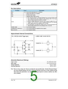 浏览型号HT16C21的Datasheet PDF文件第5页