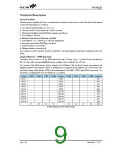 浏览型号HT16C21的Datasheet PDF文件第9页