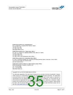 浏览型号HT32F1253的Datasheet PDF文件第35页