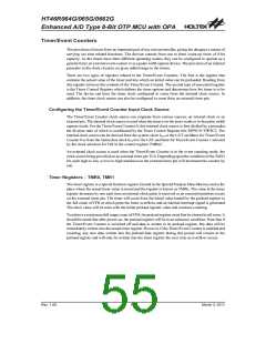 浏览型号HT46R0662G的Datasheet PDF文件第55页