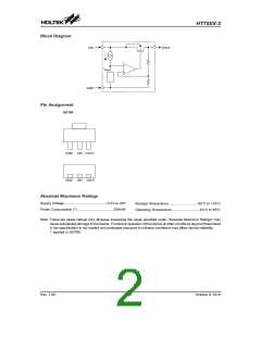 浏览型号HT7533-2的Datasheet PDF文件第2页