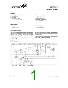 浏览型号HT8972的Datasheet PDF文件第1页