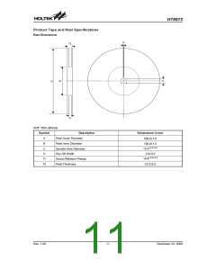 浏览型号HT8972的Datasheet PDF文件第11页