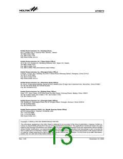 浏览型号HT8972的Datasheet PDF文件第13页