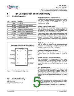 浏览型号ICE2PCS01的Datasheet PDF文件第5页