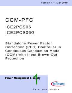浏览型号ICE2PCS06的Datasheet PDF文件第1页