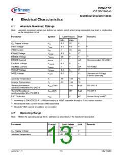 浏览型号ICE2PCS06的Datasheet PDF文件第13页