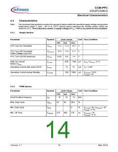 浏览型号ICE2PCS06的Datasheet PDF文件第14页