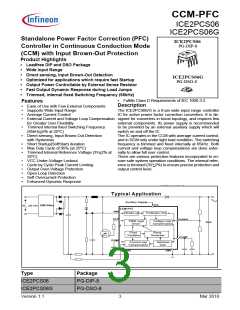 浏览型号ICE2PCS06的Datasheet PDF文件第3页
