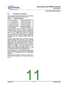 浏览型号ICE2QS01的Datasheet PDF文件第11页