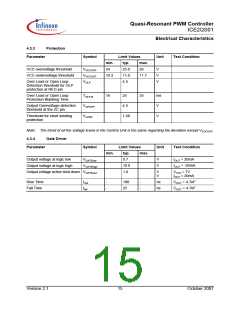 浏览型号ICE2QS01的Datasheet PDF文件第15页