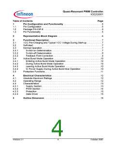浏览型号ICE2QS01的Datasheet PDF文件第4页