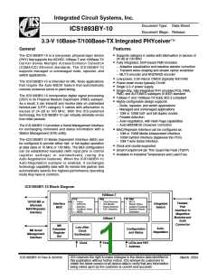 浏览型号ICS1893BYI-10LF的Datasheet PDF文件第1页