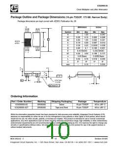 浏览型号ICS2059GI-02的Datasheet PDF文件第10页