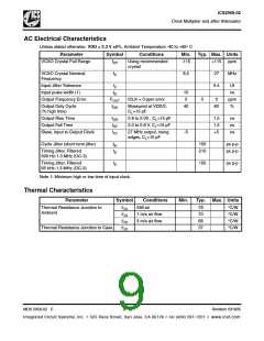 浏览型号ICS2059GI-02的Datasheet PDF文件第9页