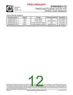 浏览型号ICS843251BGI-12T的Datasheet PDF文件第12页