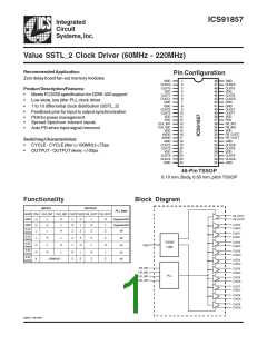 浏览型号ICS91857YGLFT-LF-T的Datasheet PDF文件第1页