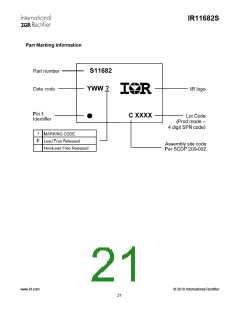 浏览型号IR11682S的Datasheet PDF文件第21页