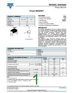 浏览型号IRFD020的Datasheet PDF文件第1页