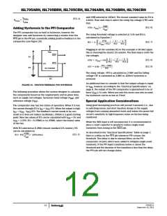浏览型号ISL705CRHQF的Datasheet PDF文件第12页