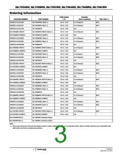 浏览型号ISL705CRHQF的Datasheet PDF文件第3页