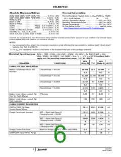 浏览型号ISL88731C的Datasheet PDF文件第6页